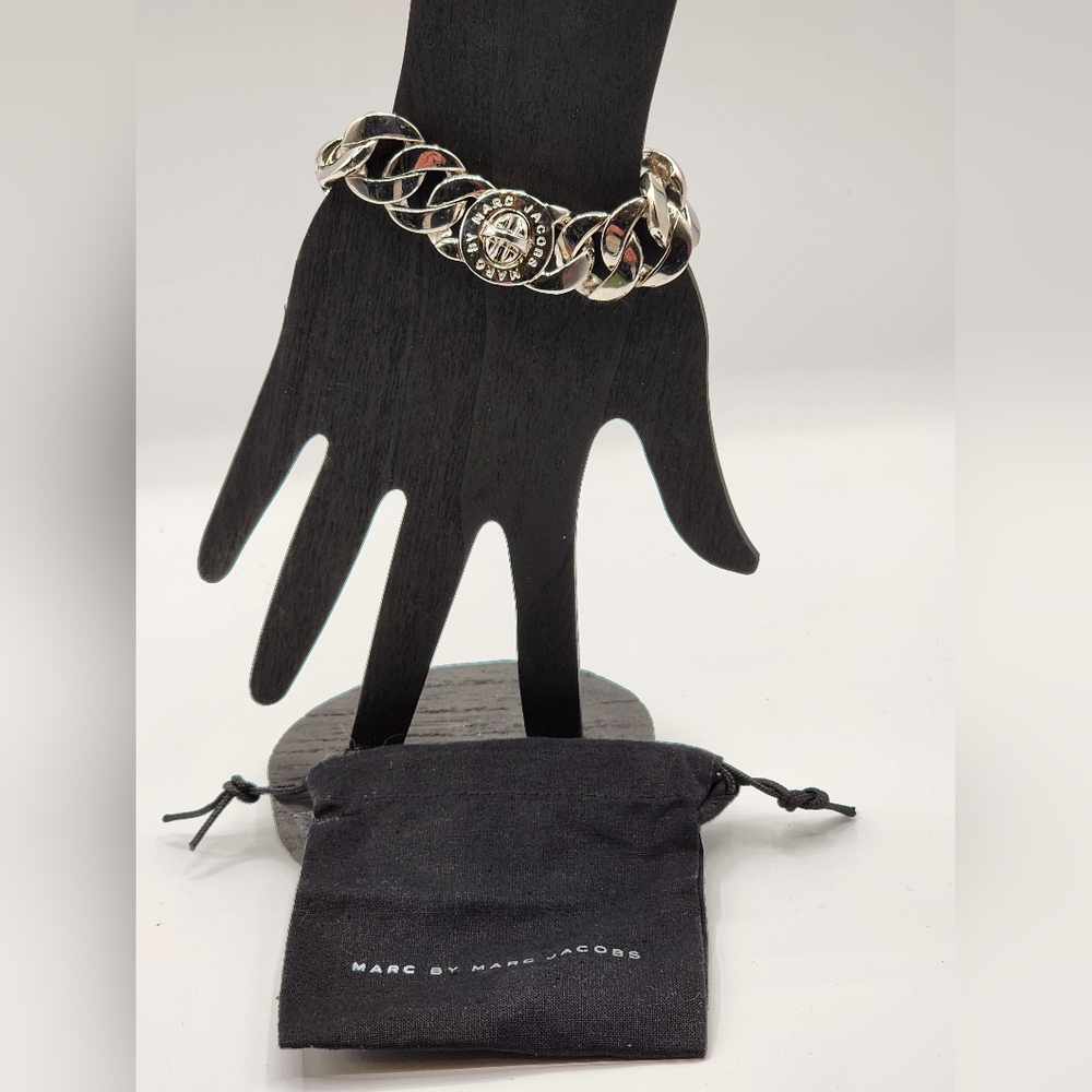 Marc By Marc Jacobs Silver Turnlock Bracelet
